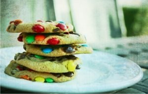 Cookies com M&M´s