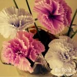 Flores com forminhas de Cupcakes