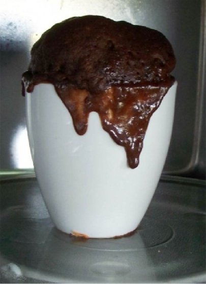 Bolo de Chocolate na Caneca