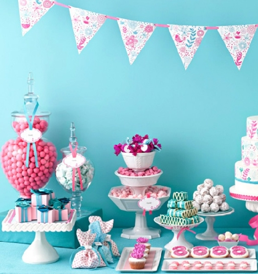 Candy bar party - blueplusred