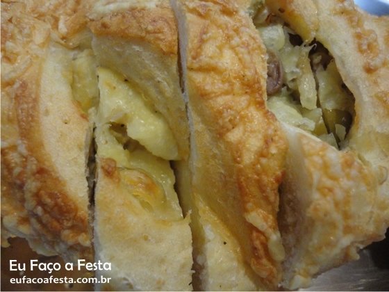Pão de azeitona - receita - Eu Faço a Festa
