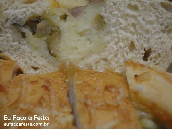 Receita de pão de azeitona - Eu Faço a Festa