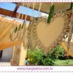 Móbiles de coração DIY