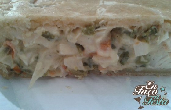 Torta de palmito cremosa