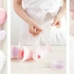 Guirlanda de forminhas de cupcake