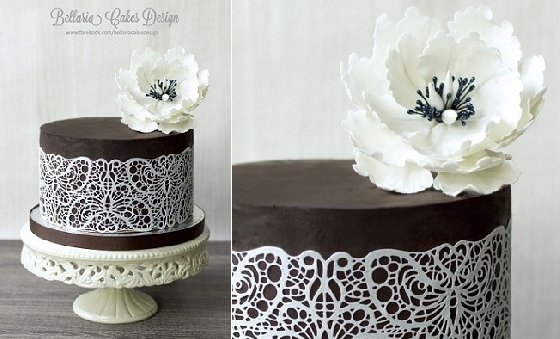 Bolo de renda de açúcar - cakegeek