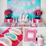 Decoração do Chá de Beleza - mecqkhsz