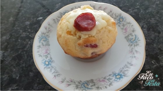 Cupcake de Pizza Calabresa - Portal de Eventos Eu Faço a Festa