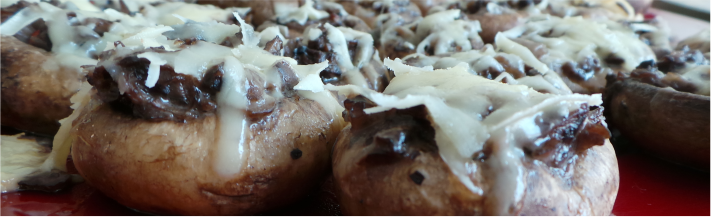 Receita cogumelos recheados
