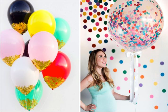 balões decorados para comemorações