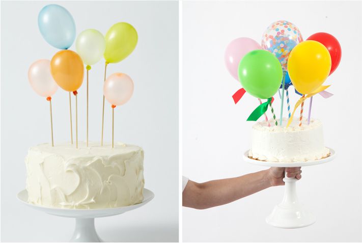topo de bolo com mini balões