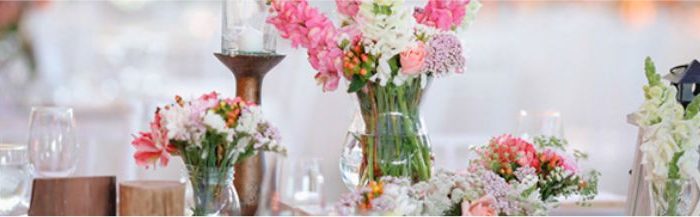 Centros de mesa para festas