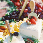 grazing table and platters
