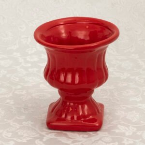 Vaso Decorativo  Porcelana vermelha P