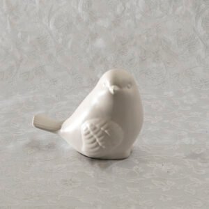 Pássaro Porcelana branco Martan