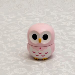 Corujinha rosa decorativa