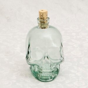 Garrafa vidro Skull