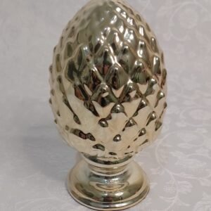 Pinha decorativa champanhe