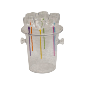 Conjunto para Vinho Acrilic Color