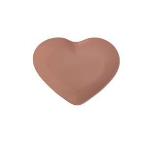 Petisqueira - Prato coração rosa
