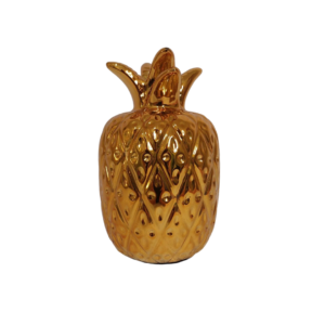 Abacaxi decorativo dourado G