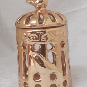 Gaiola Bird Cerâmica Rose Gold