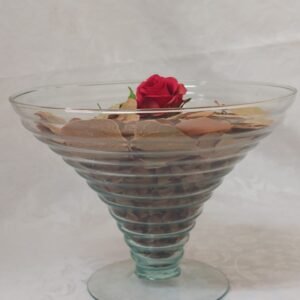 Taça de vidro grande Pin