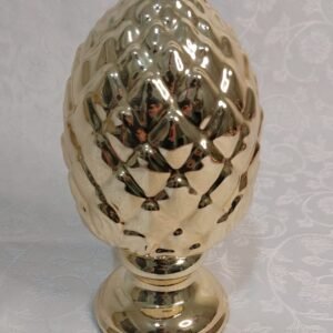 Pinha decorativa champanhe G
