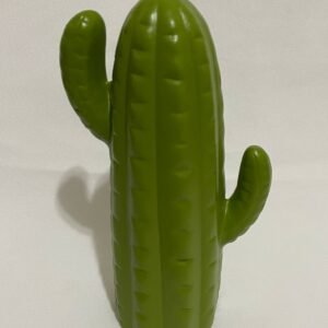 cacto cerâmica verde grama