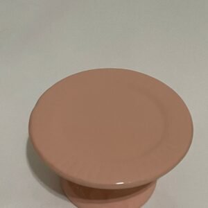 Prato Rosa Chá Cerâmica P