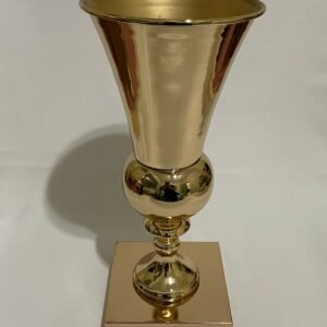 Vaso Lux Metal Dourado