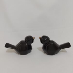 Duo pássaros decorativos black
