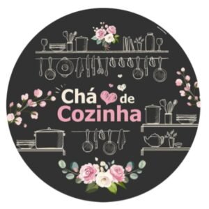 Painel redondo sublimado Chá de Cozinha