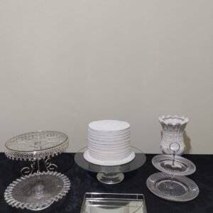 Kit peças de mesa Cristal