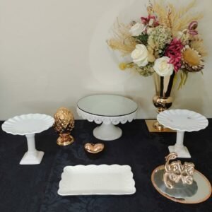 Kit peças de mesa Champanhe