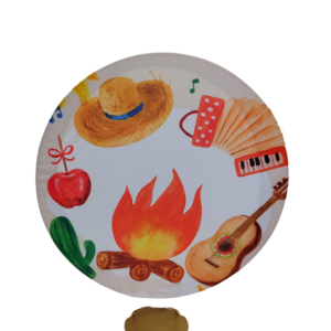 Painel sublimado Lady 50cm