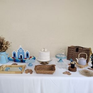 Kit junino elegante azul