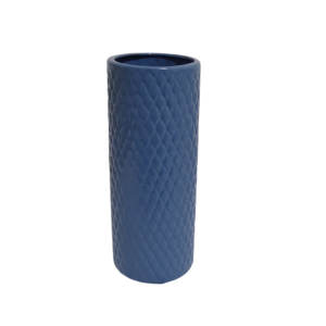 Vaso ceramica craquelé azul