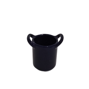 Caldeirão decorativo porcelana azul P