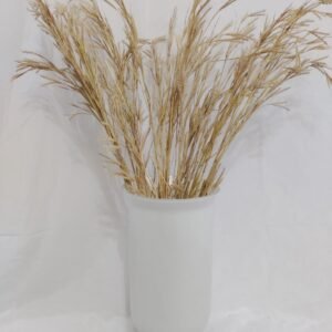 Vaso de vidro branco G